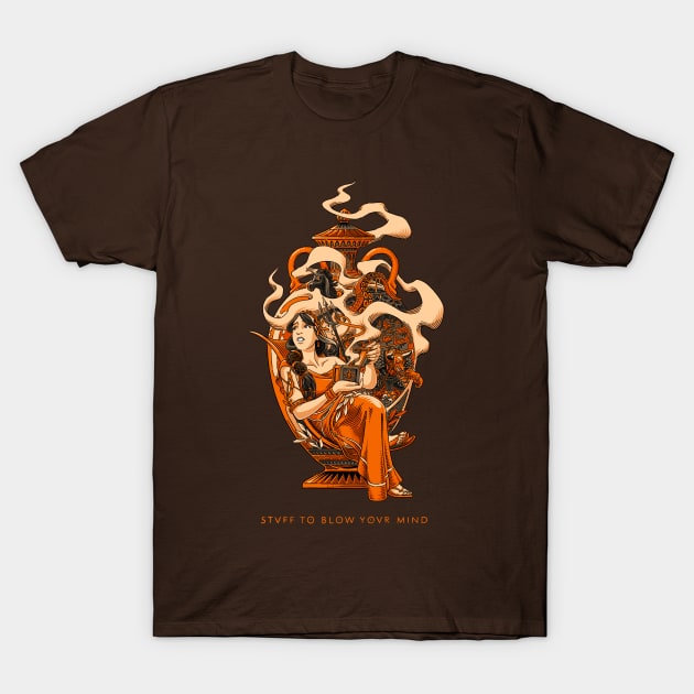 Stuff To Blow Your Mind - Pandora T-Shirt by Red Buffalo Illustration